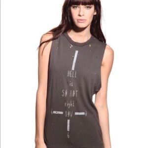 UNIF Hell Is So Hot Right Now tank small oversized